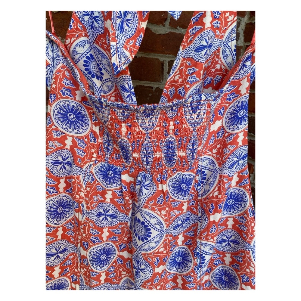 NWOT Anthropologie Maeve Buttondown Halter Mini Dress  Size Small - Picture 11 of 14